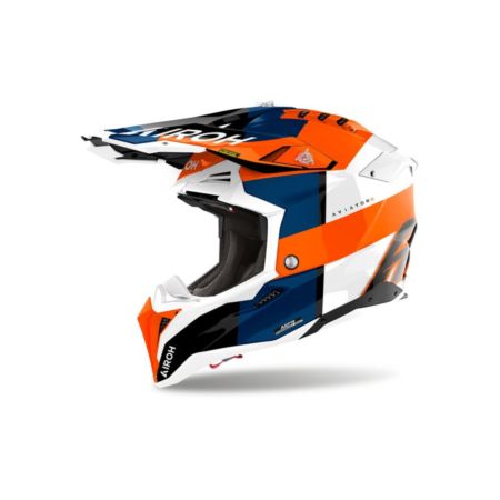 Kask AIROH AVIATOR 3 MONARCH ORANGE GLOSS S