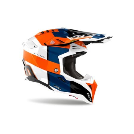 Kask AIROH AVIATOR 3 MONARCH ORANGE GLOSS S