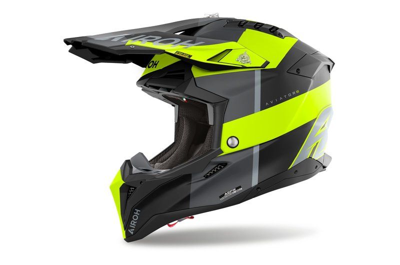 Kask AIROH AVIATOR 3 MONARCH YELLOW MATT XS