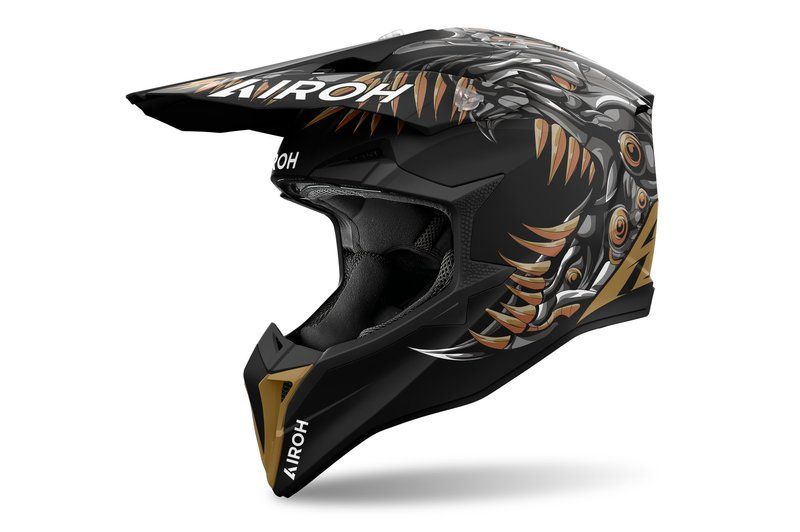 Kask AIROH WRAAAP CYBORG MATT BLACK 2XS