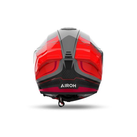 Kask AIROH MATRYX ROCKET RED FLUO GLOSS BLACK L