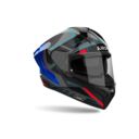 Kask AIROH MATRYX ROCKET BLUE/RED GLOSS BLACK M