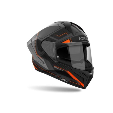 Kask AIROH MATRYX ROCKET ORANGE MATT BLACK L
