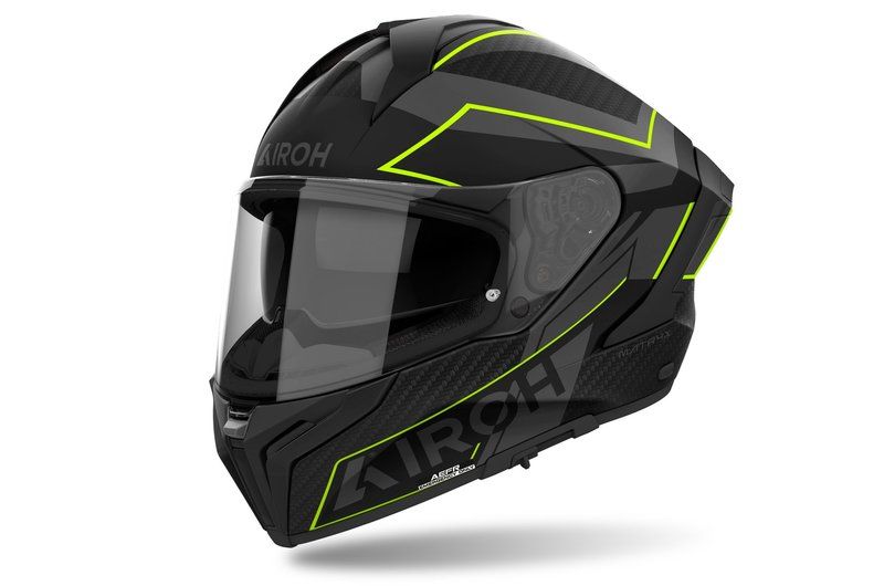 Kask AIROH MATRYX SENTINEL YELLOW MATT BLACK S