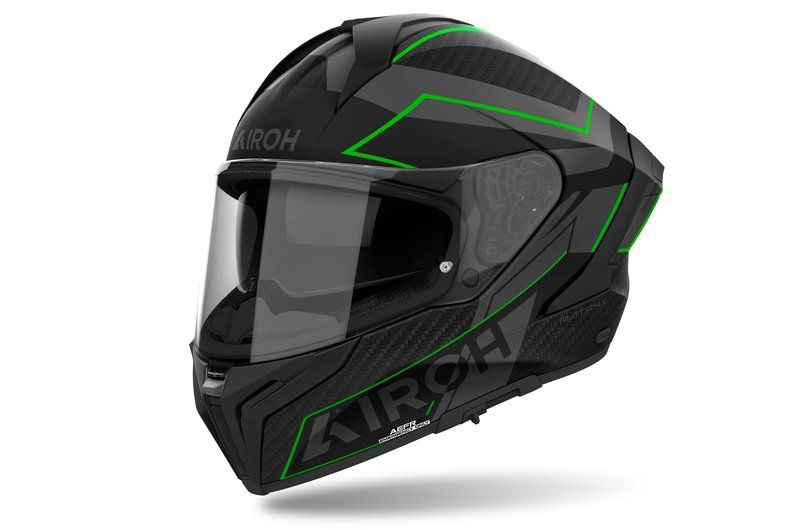 Kask AIROH MATRYX SENTINEL GREEN MATT BLACK S