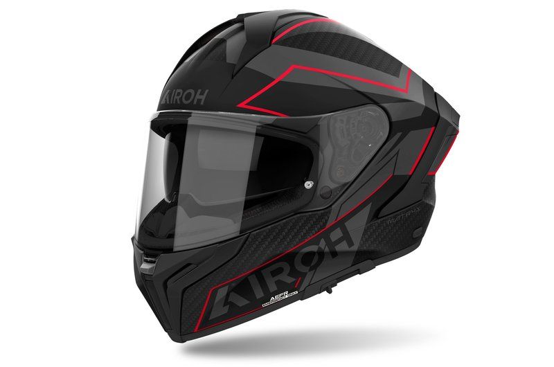 Kask AIROH MATRYX SENTINEL RED MATT BLACK L