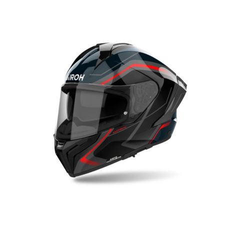 Kask AIROH MATRYX WIDE RED GLOSS BLACK S