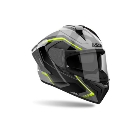 Kask AIROH MATRYX WIDE YELLOW GLOSS BLACK L