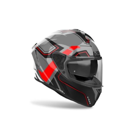 Kask AIROH SPARK 2 DART RED GLOSS szary L