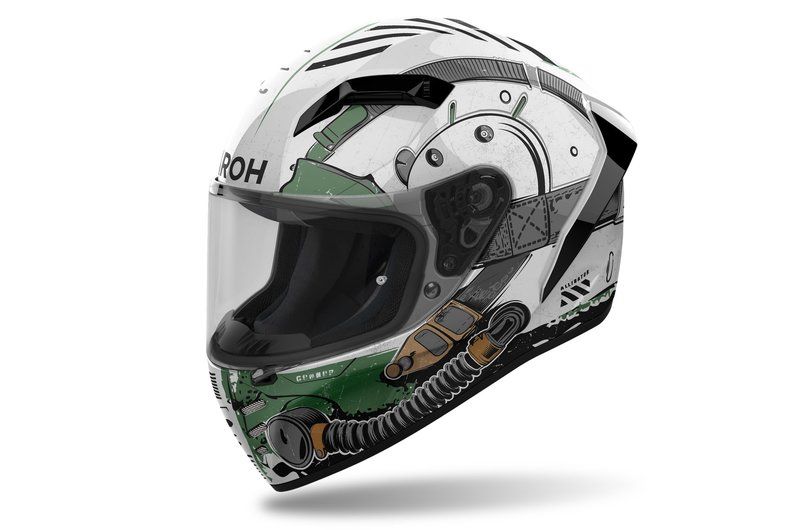 Kask AIROH CONNOR ALLIGATOR GLOSS WHITE S