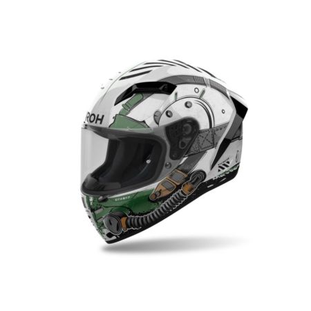 Kask AIROH CONNOR ALLIGATOR GLOSS WHITE M