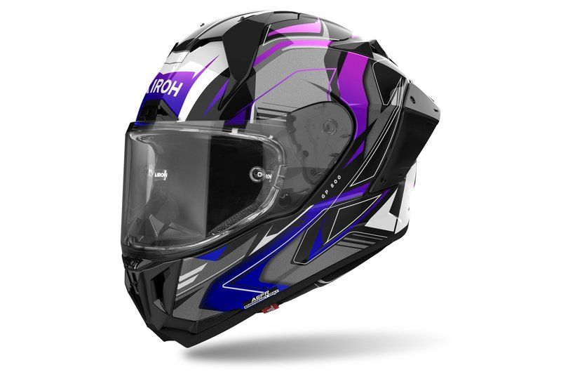 Kask AIROH GP 800 MUST BLUE GLOSS BLACK M