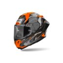 Kask AIROH GP 800 MUST ORANGE GLOSS BLACK M