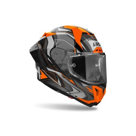 Kask AIROH GP 800 MUST ORANGE GLOSS BLACK M