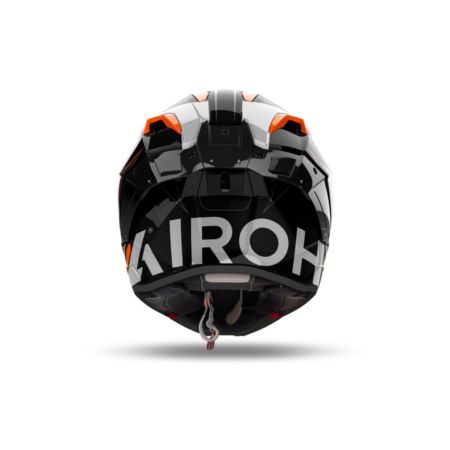 Kask AIROH GP 800 MUST ORANGE GLOSS BLACK L