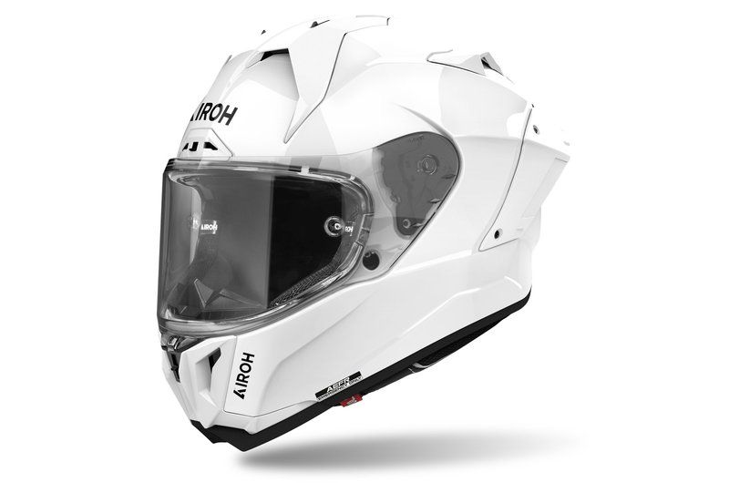 Kask AIROH GP 800 WHITE GLOSS biały M