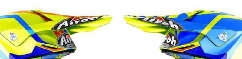 AIROH TWIST peak Great azure MATT