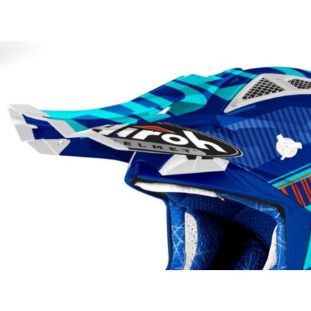 AIROH AVIATOR 2.3 Peak Novak chrome azure
