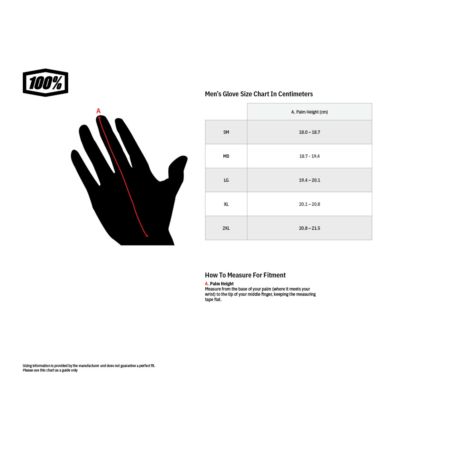 Rękawiczki 100% brisker czarny XL