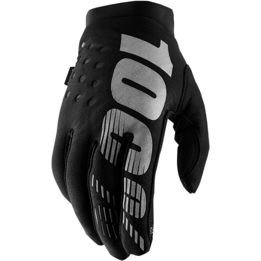 Rękawiczki 100% brisker youth softSHELL black L
