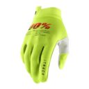 Rękawiczki 100% itrack fluo yellow żółty S