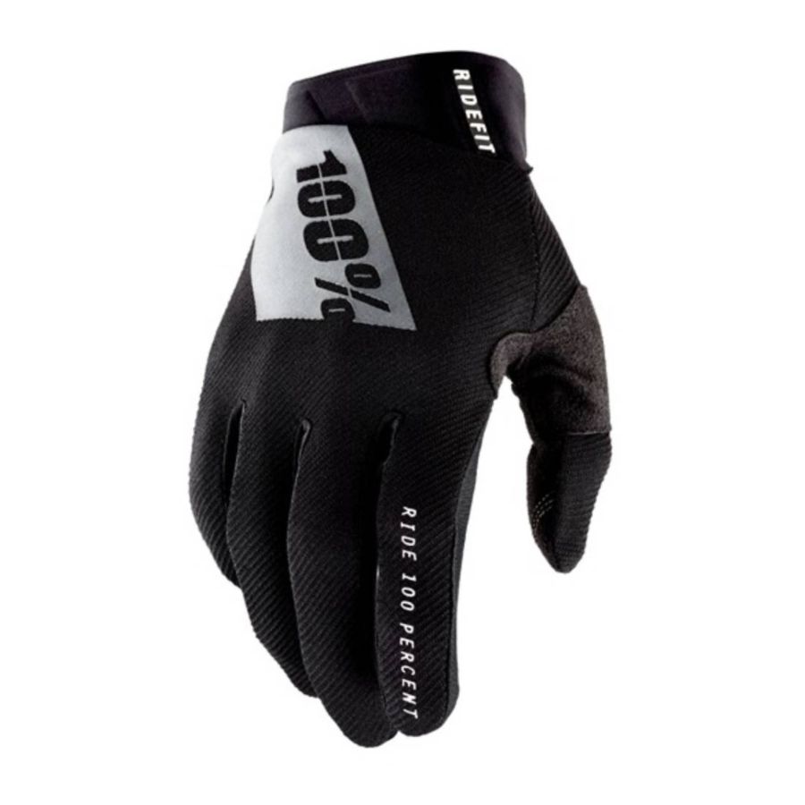Rękawiczki 100% ridefit black czarny S