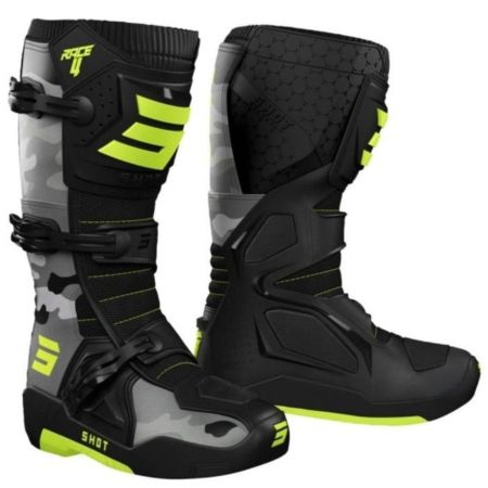 Buty SHOT race 4 camo yellow 44