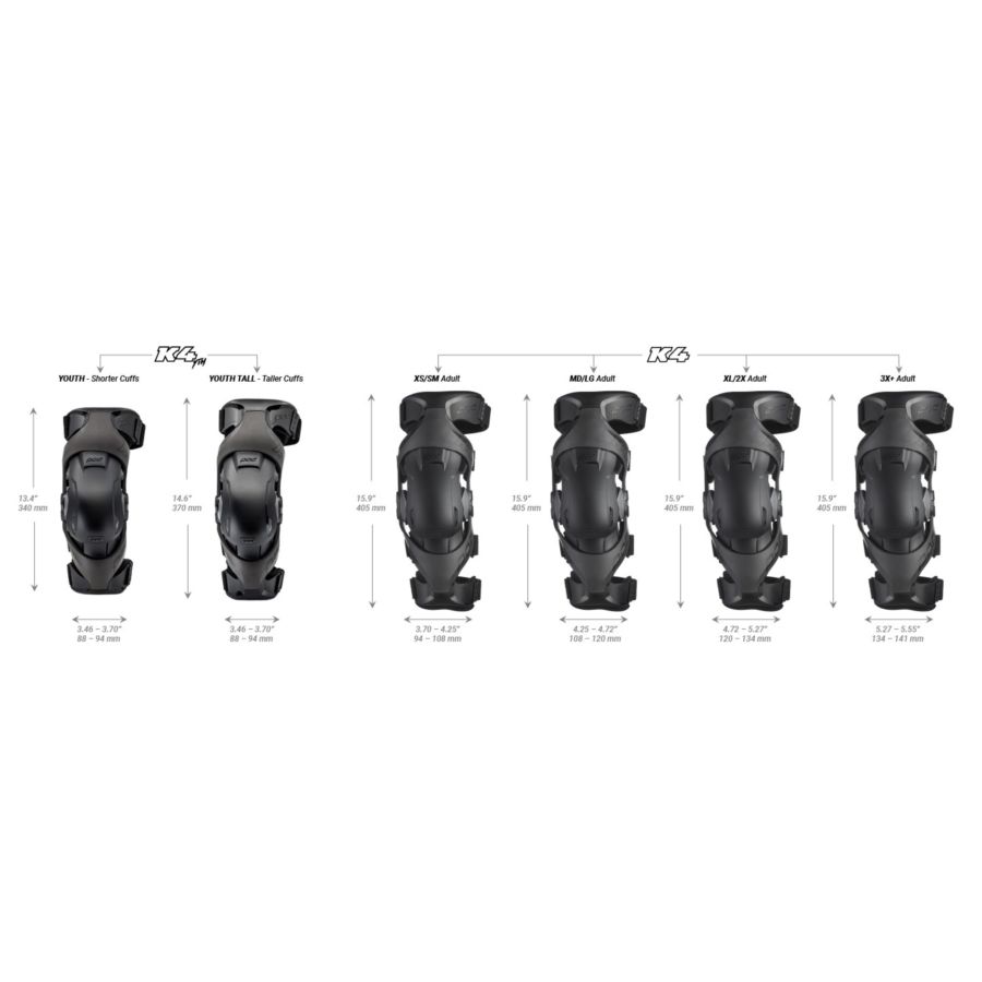 Ortezy POD K4 v2 graphite/black M/L