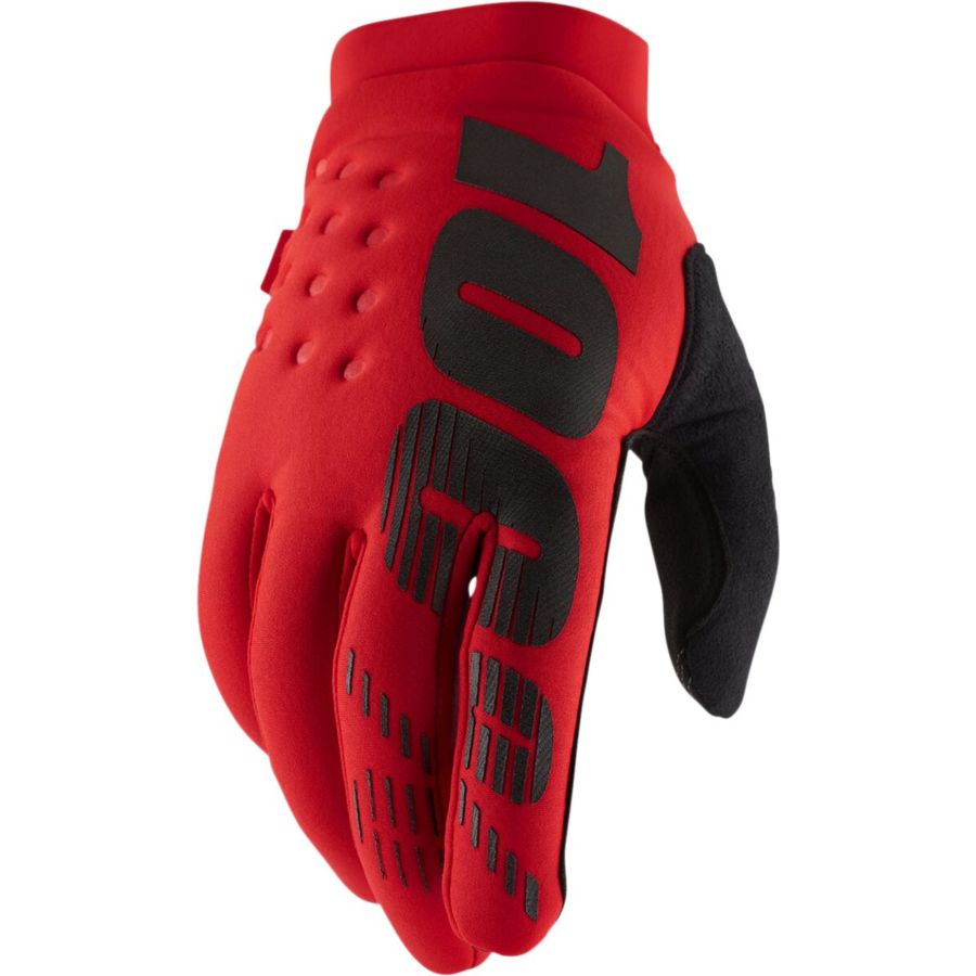 Rękawiczki 100% brisker red S