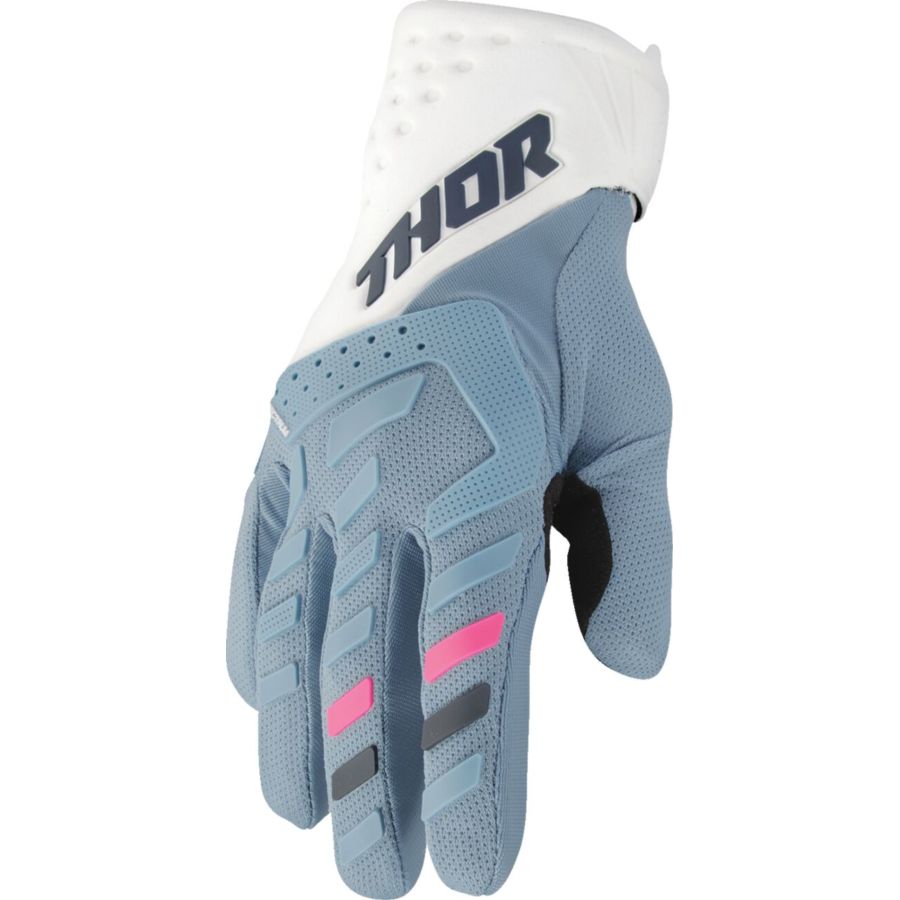 Rękawiczki THOR women spectrum bl/wh S