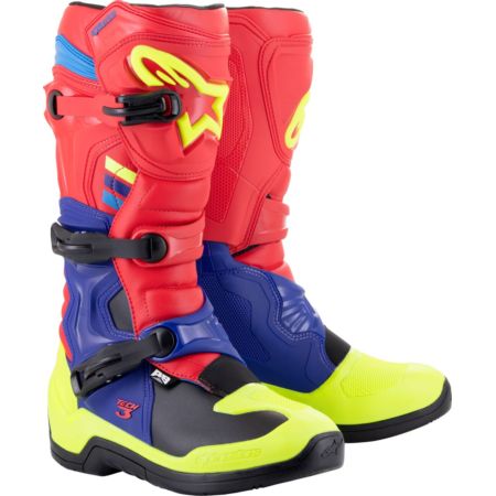 Buty ALPINESTARS tech3 rd/bl/ yl fl 10