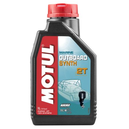 Olej silnik MOTUL outboard synth 2T 1l 100% syntet
