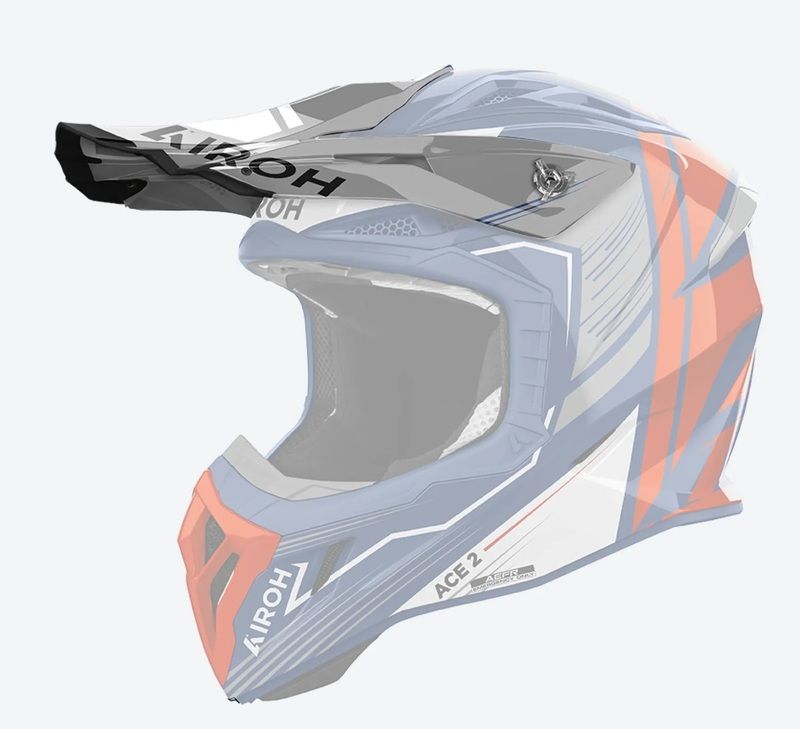 Daszek kasku AIROH AVIATOR ACE 2 cerulean gloss