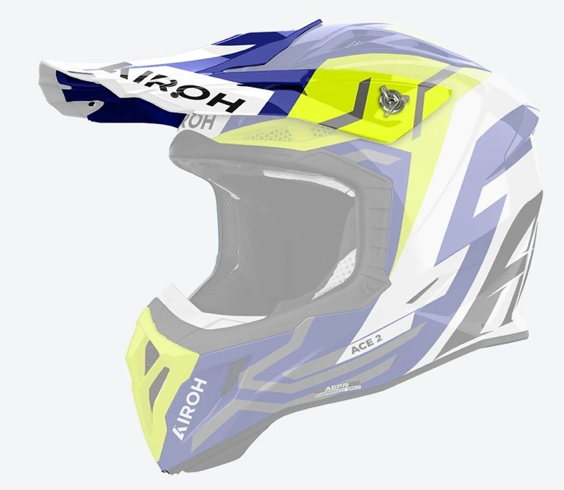 Daszek kasku AIROH AVIATOR ACE 2 ground yellow