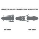 Pianka przeciwbłotna TWIN AIR HONDA CRF