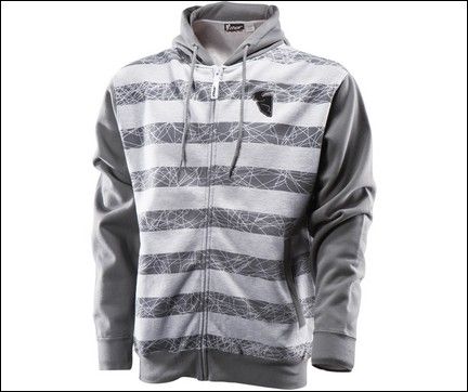 Bluza THOR casual dale zip grey XL