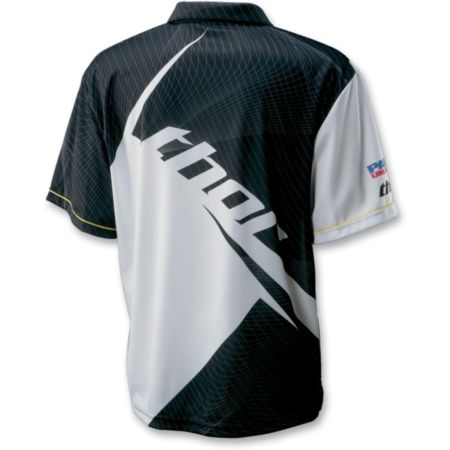 Koszulka polo THOR crew chief black XL