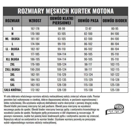 Kurtka MOTONA venta rozm 3XL