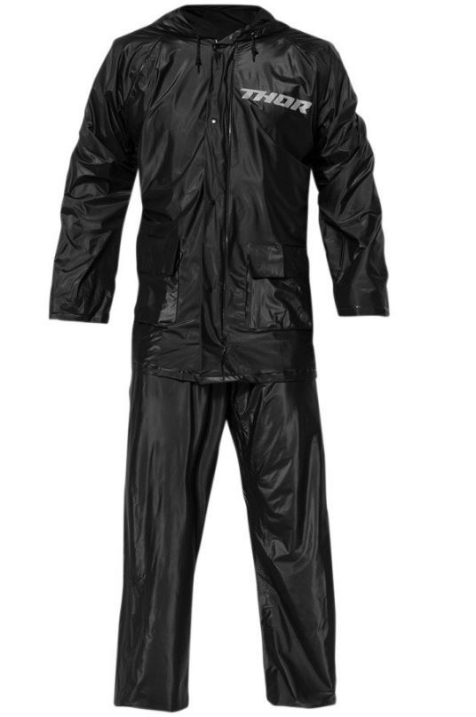Kombinezon przeciwdeszczowy THOR s7 black L