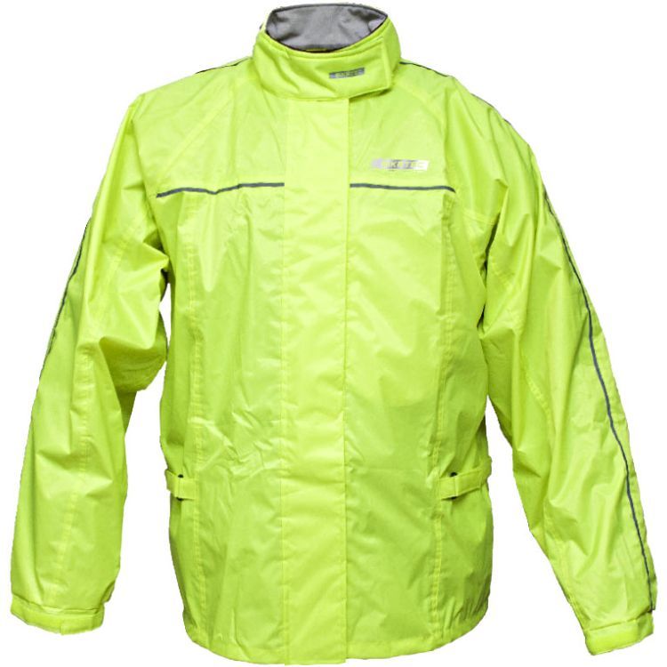 Kurtka przeciwdeszczowa BIKETEC fluo 2XL