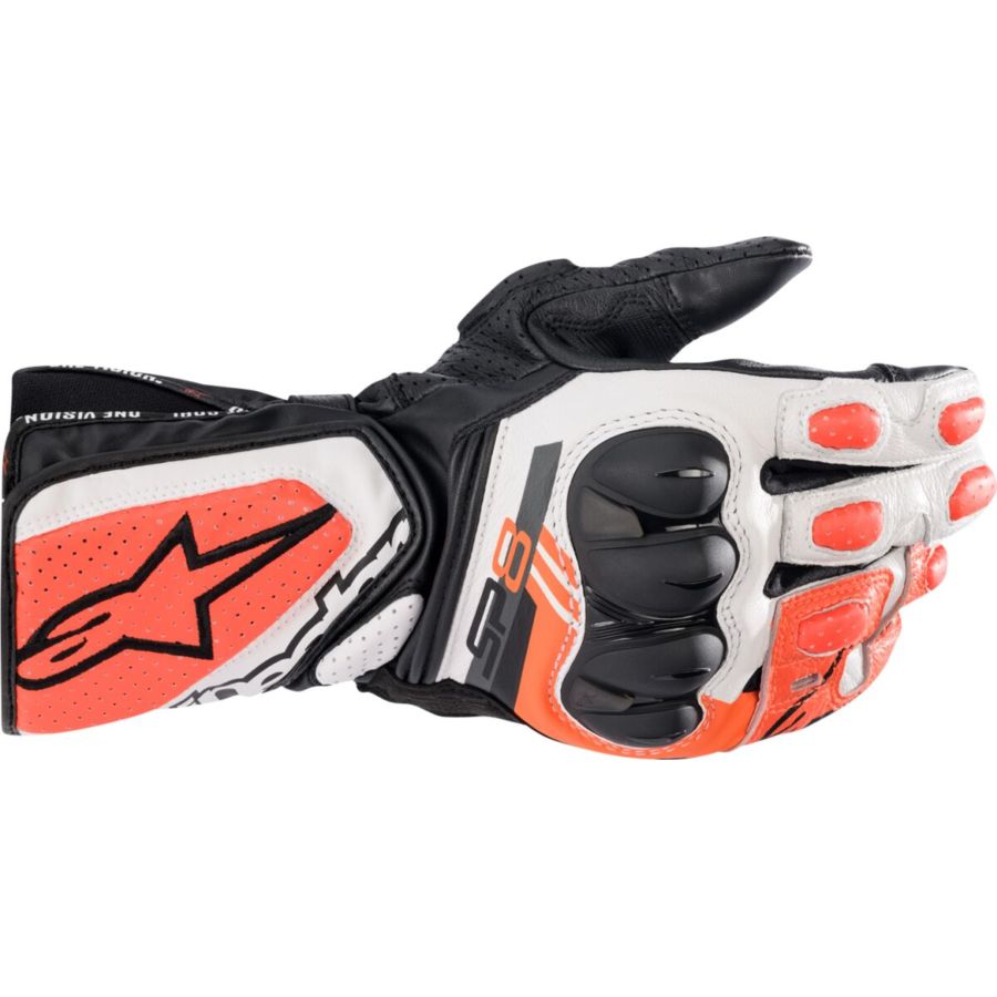 Rękawice ALPINESTARS sp-8 v3 bk/w/rd 2XL