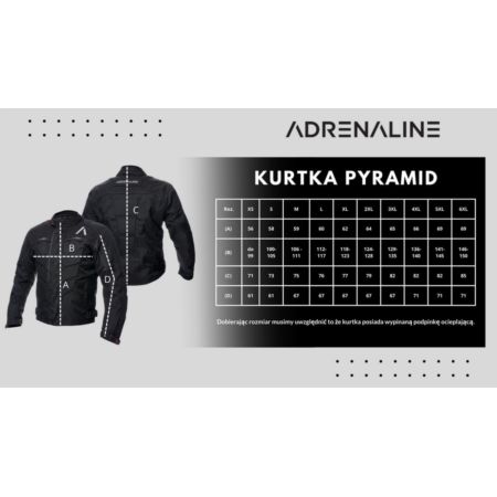 Kurtka ADRENALINE pyramid 2.0 ppe czar/czer/s 2xl