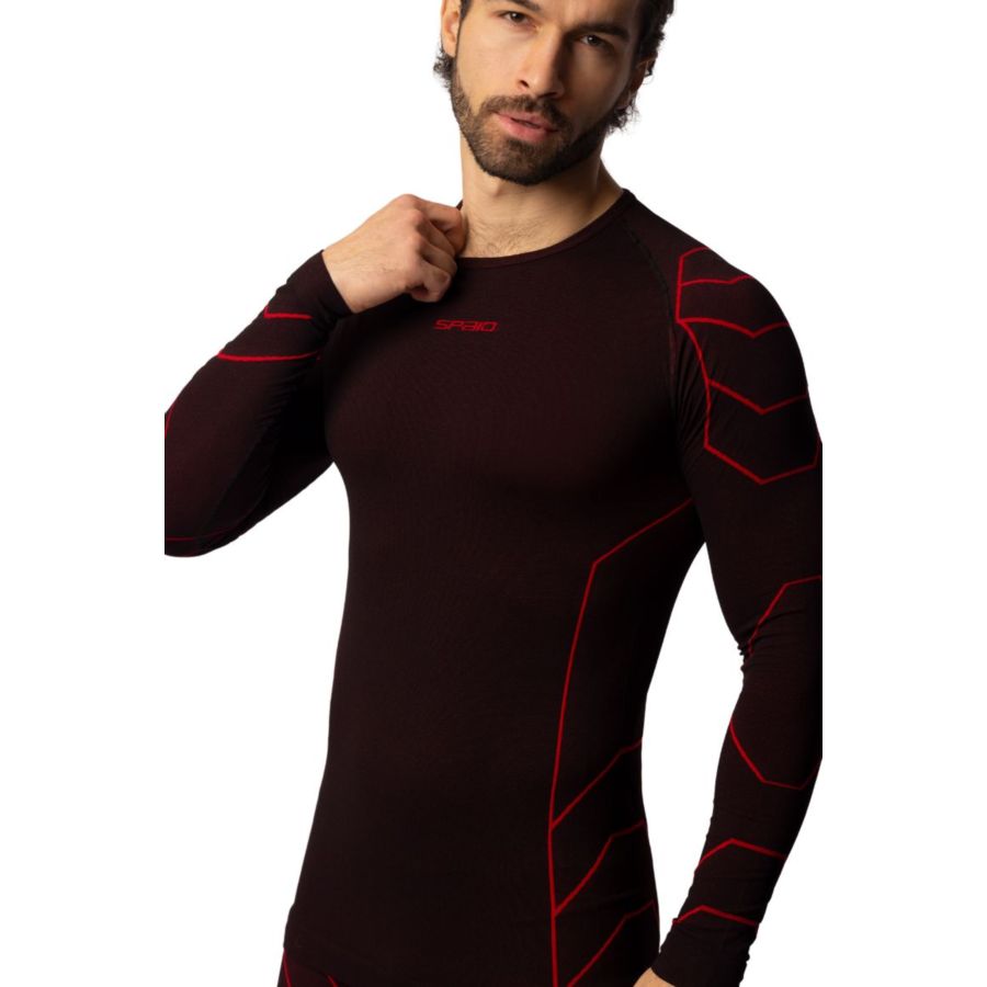 Koszulka termoaktywna męska SPAIO rapid 2XL bk/red