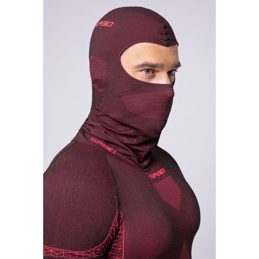 Kominiarka SPAIO termoaktywna rapid bk/red s/m