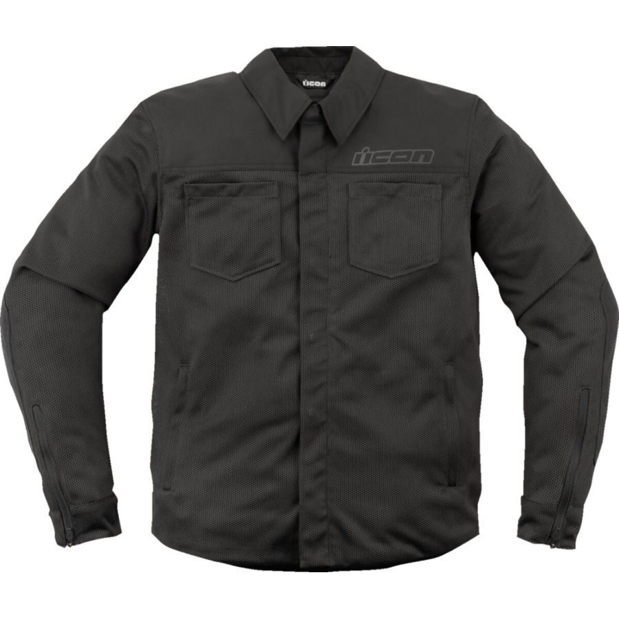Kurtka ICON upstate mesh ce bk sm