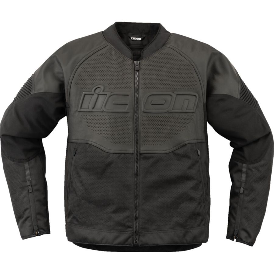 Kurtka ICON overlord3 leather bk sm