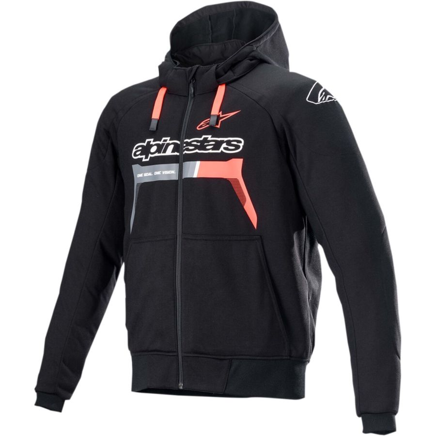 Kurtka ALPINESTARS hood chrome bk/rd 2x