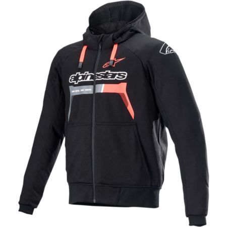 Kurtka ALPINESTARS hood chrome bk/rd 2x