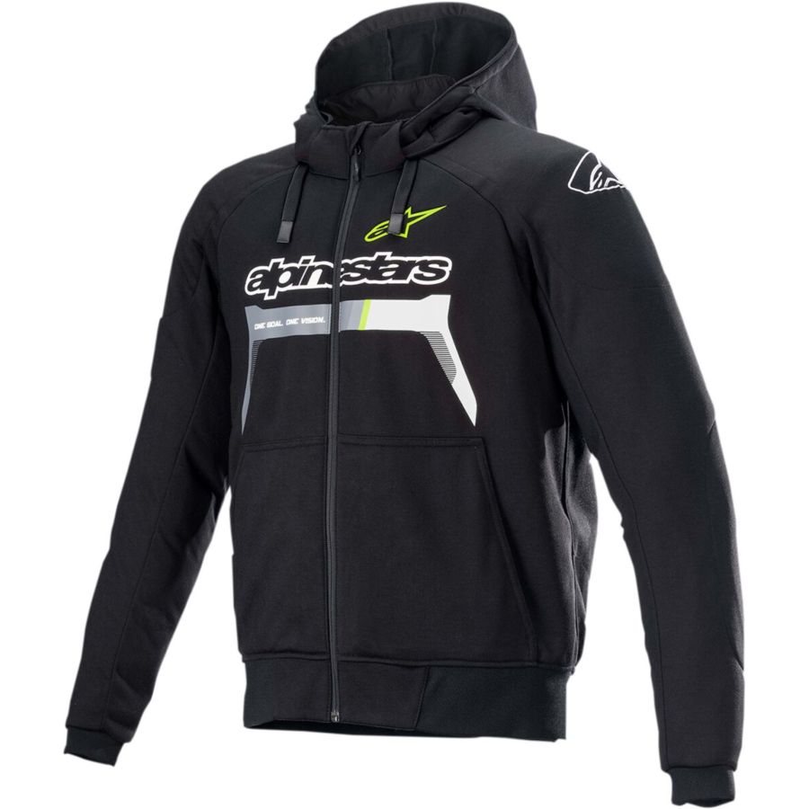 Kurtka ALPINESTARS hood chrome bk/yl 2x