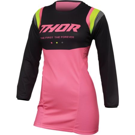 Bluza THOR pulse women rev charcoal/fluo pink S